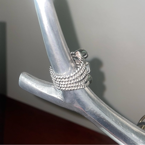 Sterling silver multistone ring - Picture 3 of 6